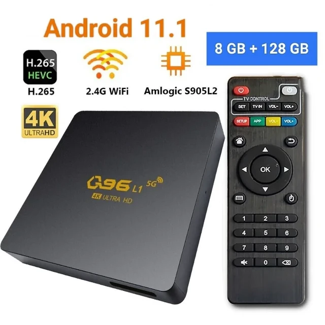 Q96 Mini TV Box WIFI 2.4G Set-top Box HDMI-compatible2.0 Android10 Media  Player