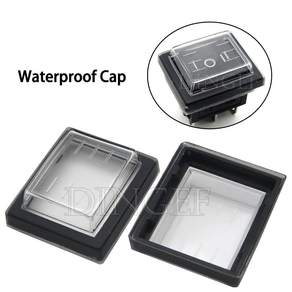 1PCS 220V LED 로커 스위치 버튼 16A 30A 250VAC 20A 로커 스위치 KCD4 4PIN 6PIN 2/3 위치 ON-OFF 미니 라이트 캣아이 포함