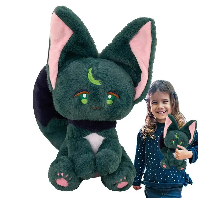 

Ударная игрушка Genshin, плюшевая игрушка в виде кошки-эльфа, кукла-кошки, мягкое животное, домашний декор, декоративная подушка для детей, подарок на день рождения и Рождество