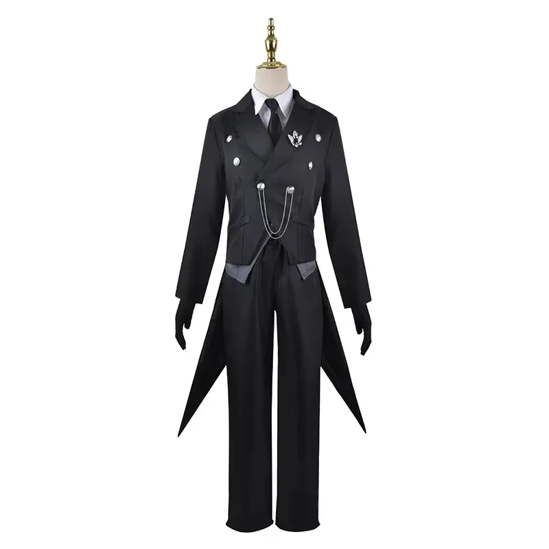 Black Butler-Inspired Sebastian Michaelis Butler Uniform Cosplay Costume for Unisex
