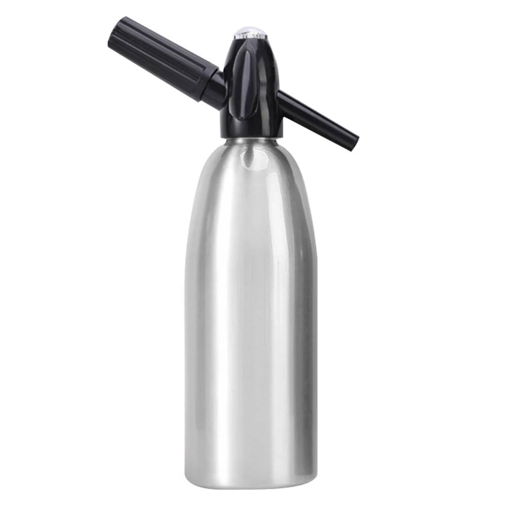 Soda Siphon Bottle Multifunction Soda Water Generator Aluminum Water Bubble Generator Carbonated Maker for Home Bar Club