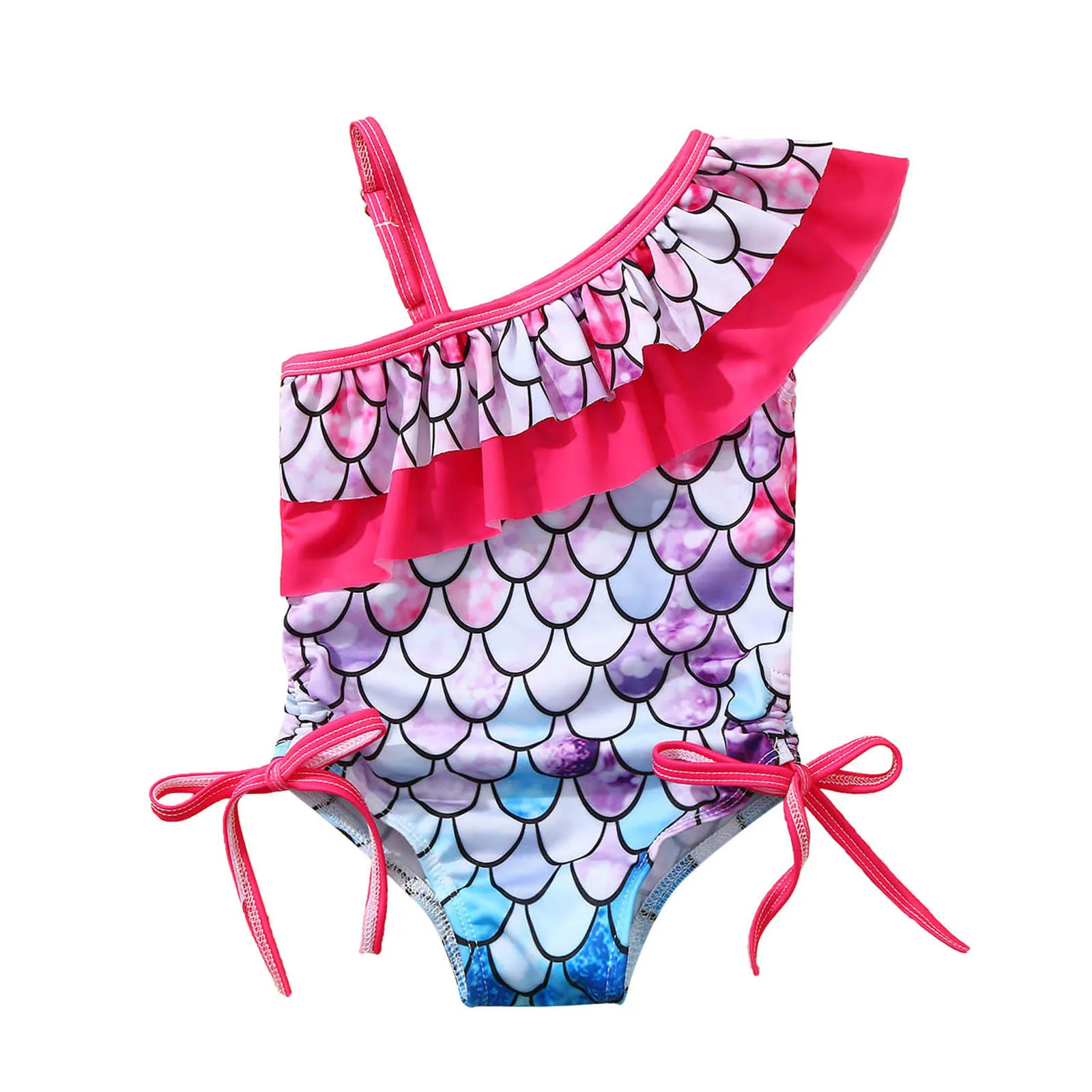 Baby Swimwear Girls One piece Toddler Mermaid Kids Fashion Clothes Swimsuit Girls Swimwear kids