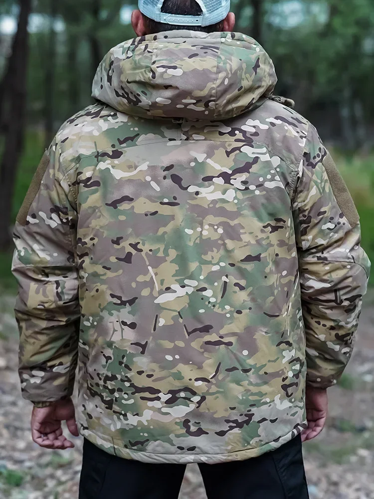 Military Jackets Fans Tactical Super Windproof Resistant High Cold Warm Coats Hiking Trip Camo Clothing Outdoor Parkas