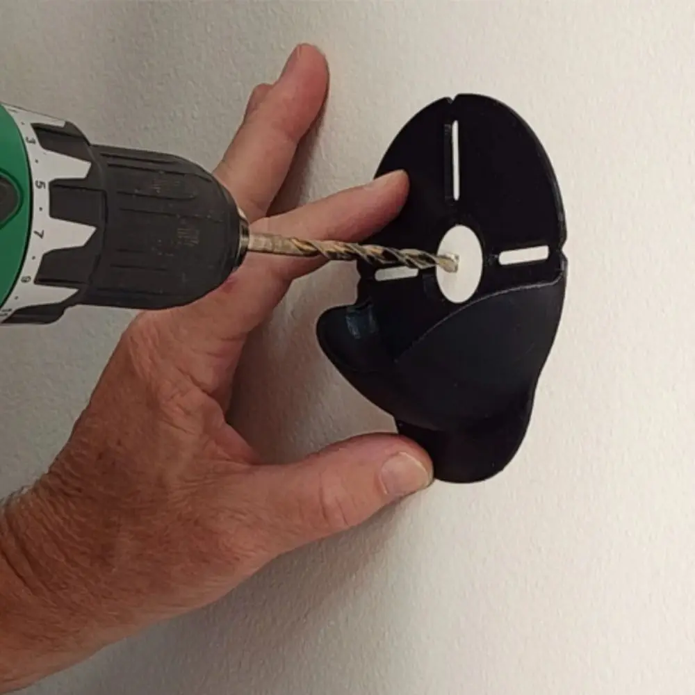 High Efficiency Wall Drilling Dust Collector Box Large Capacity Easy Installation Drill Dust Collector Non-Slip Universal