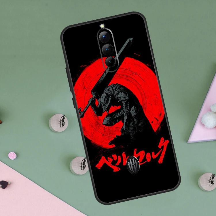 Red Sun Japanese Anime Phone Case Cover