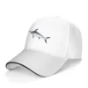 Adjustable Fashion Wild Caps Swordfish Print Washed Sandwich Caps Sports Outdoor Baseball Hat 1