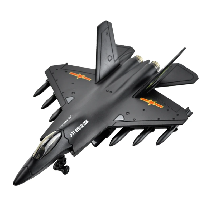 

： Airplanes Toy for Kids Age 3-8 Fighter Jet Diecast Plane Toy Pull Back Airplanes with Light and Sound Gifts
