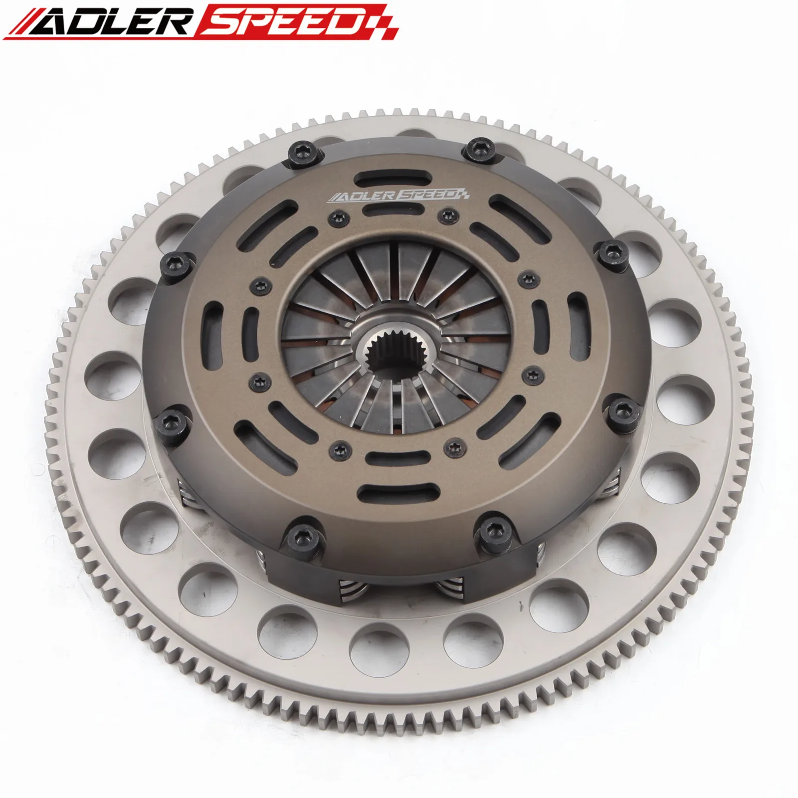 ADLERSPEED 레이싱 클러치 트리플 디스크 키트 + 플라이휠 (1991-1995 토요타 MR-2 터보용) (2.0L DOHC 4기통 터보 3SGTE)