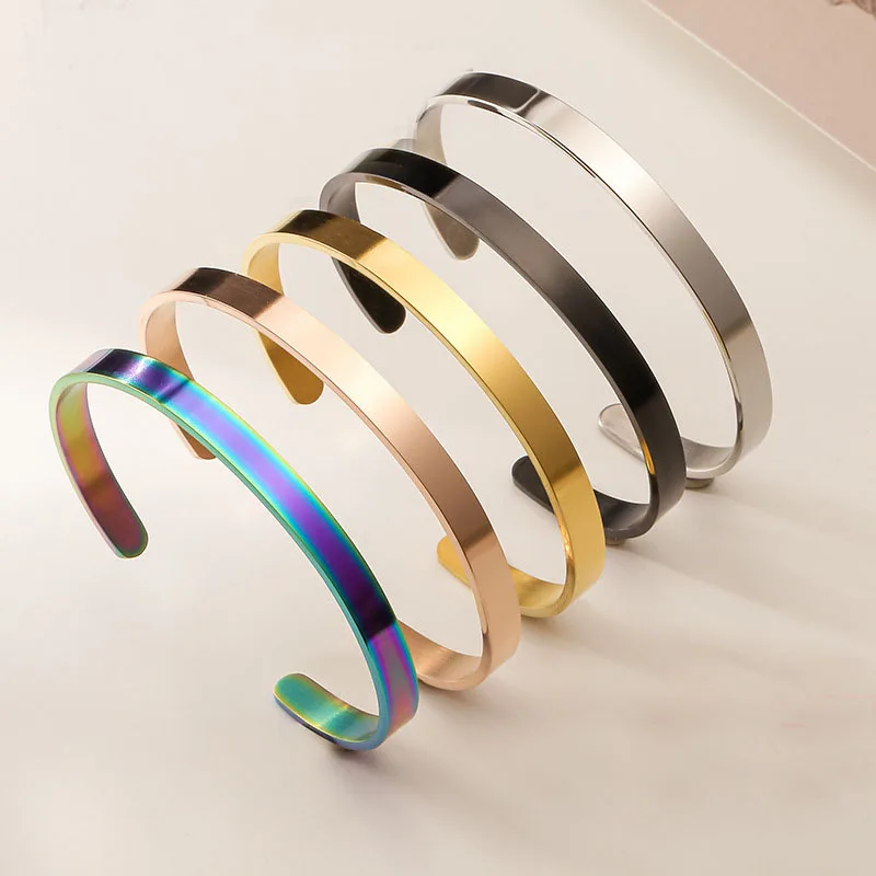 Stainless Steel Mens Bangle Bracelet Gift