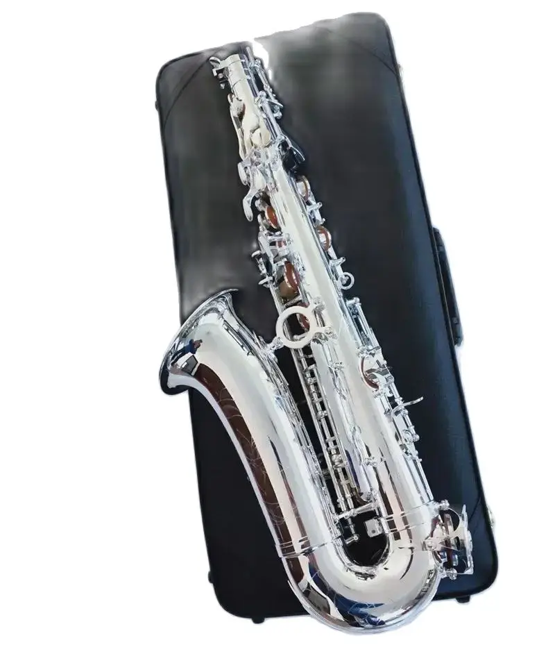 

Kaluolin Brand Japan High quality Alto Saxophone A-992 E-Flat Sax Silver Alto Mouthpiece Reed Neck Musical Instrument Free