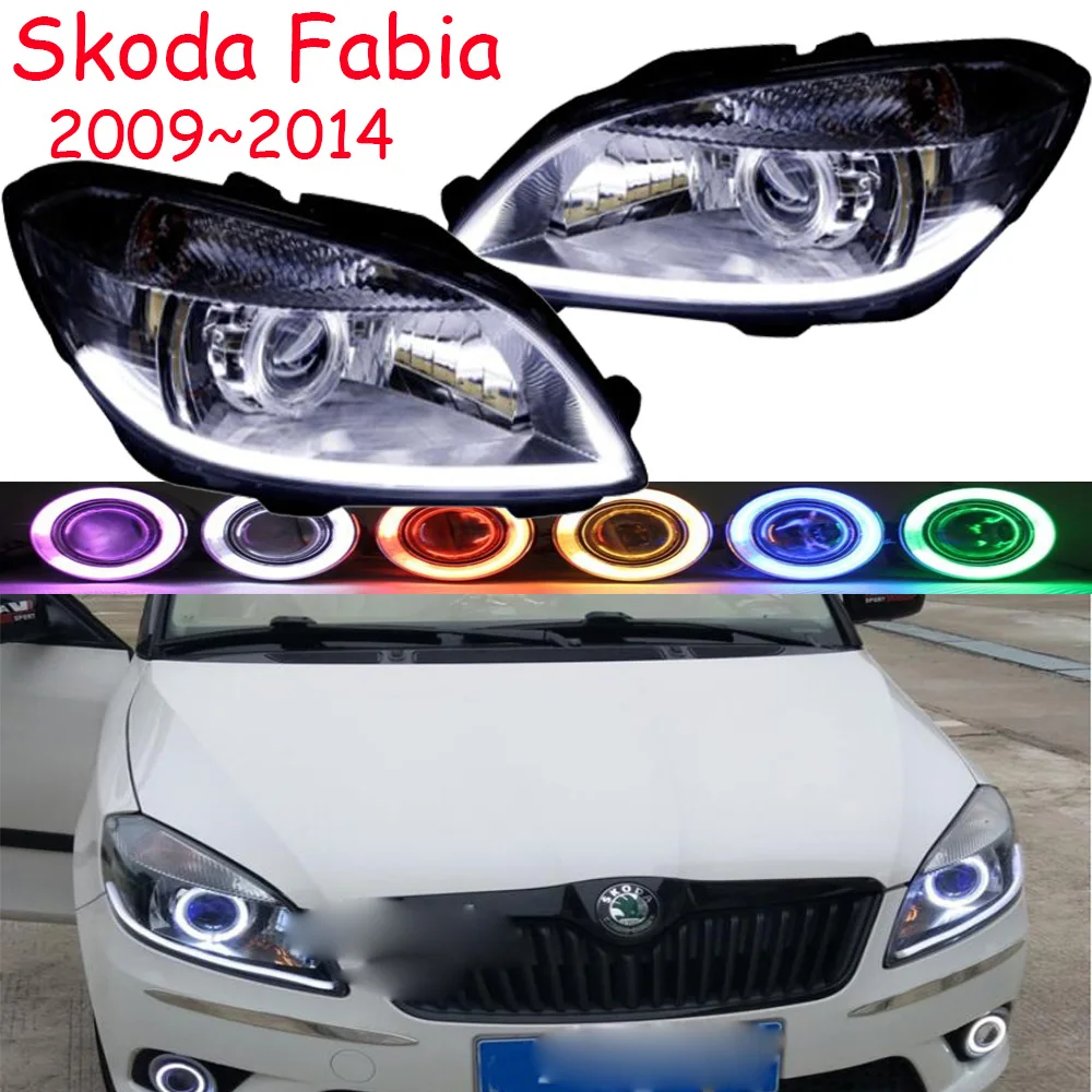 

Автомобильные фары для Fabia, фасветильник s 2009 2010 2011 2012 2013 2014, фары Fabia, фары ДХО, HI LO HID, ксенон