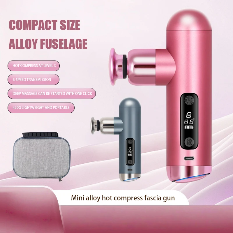 New Massage Gun Brushless Motor Percussion Deep Tissues Electric Handheld Portable Massager Relaxation Relief Body Muscle