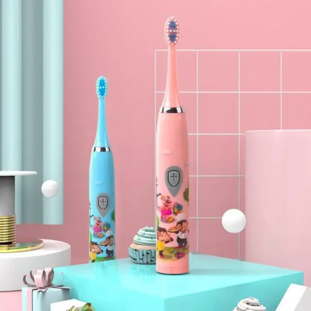 Children's Electric Toothbrush, 3 to 6 to 12 Years Old, Fully Automatic Toothbrush, Rechargeable, Soft-bristled, for Childre