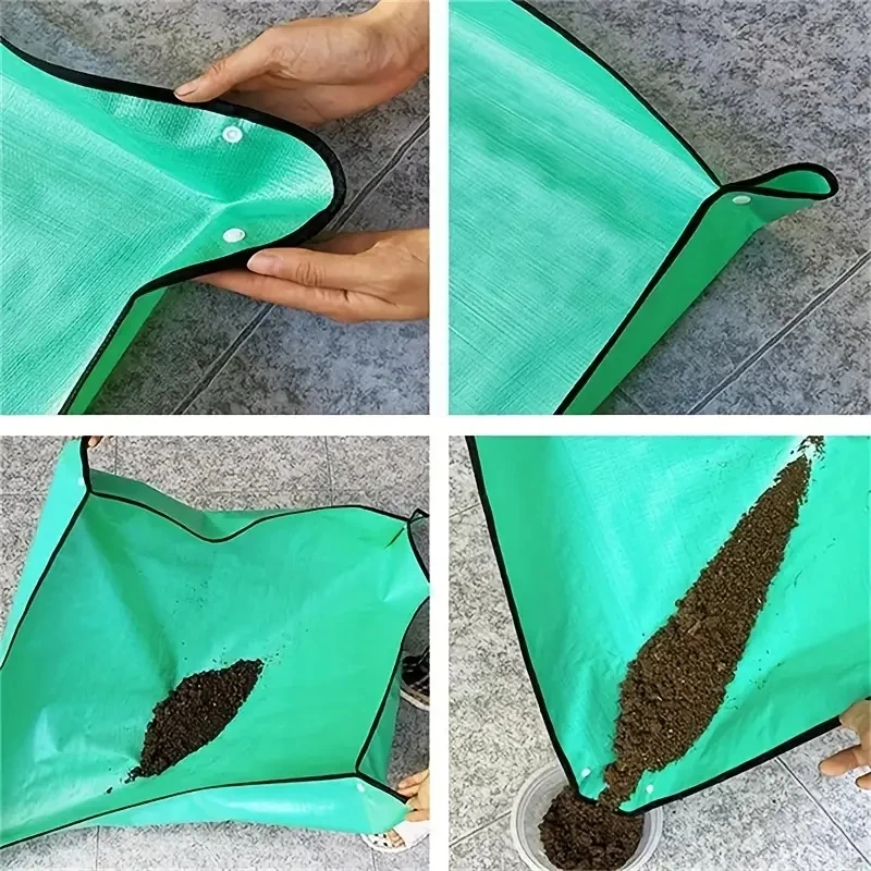 Planting Mat PE Gardening Potting Mat DIY Foldable Waterproof Flower Plant Transplanting Mats For Gardening Tools 19.69/25. 1pc transplant mat gardening potting pad plant repotting mat