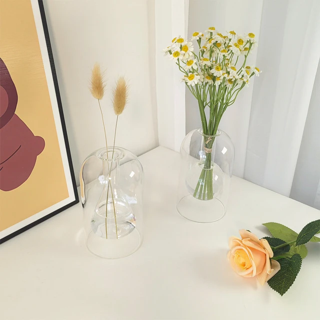 Aromatherapy Diffuser Bottle Glass Essential Oil with Diffusers Sticks Storage Containers Transaprent Modern Home Decorations 3