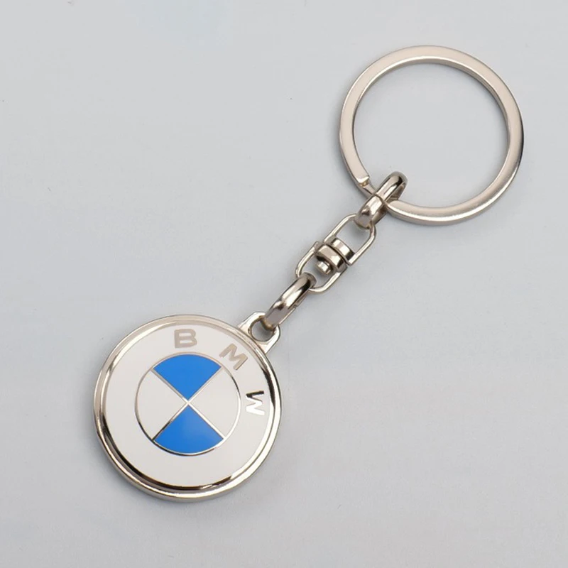 Metall-Legierung Autoschlüsselanhänger Minimalistischer Schlüsselring für BMW E46 E60 E64 F10 F20 F30 F06 F12 F13 E90 E92 E93 F80 F82 F87 M1 Zubehör