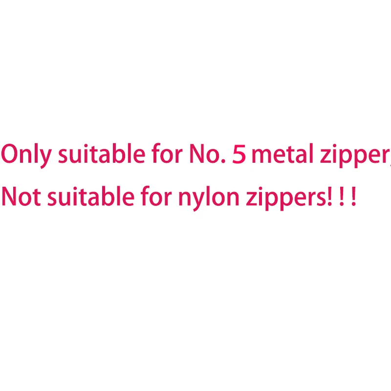 2Pcs Zipper Slider Use For 5# Metal Zip Decorative Cute Pendant Zipper Puller Ladies Clothes Bags Head Accessories P163N