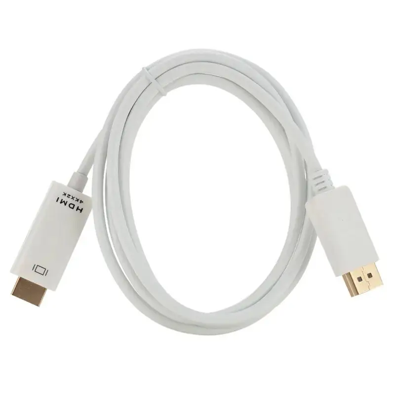 GRWIBEOU 4K DisplayPort to HDMI-compatible Adapter Converter Display Port Male Cable Adapter Video Audio For PC TV 1.8M - Image 6