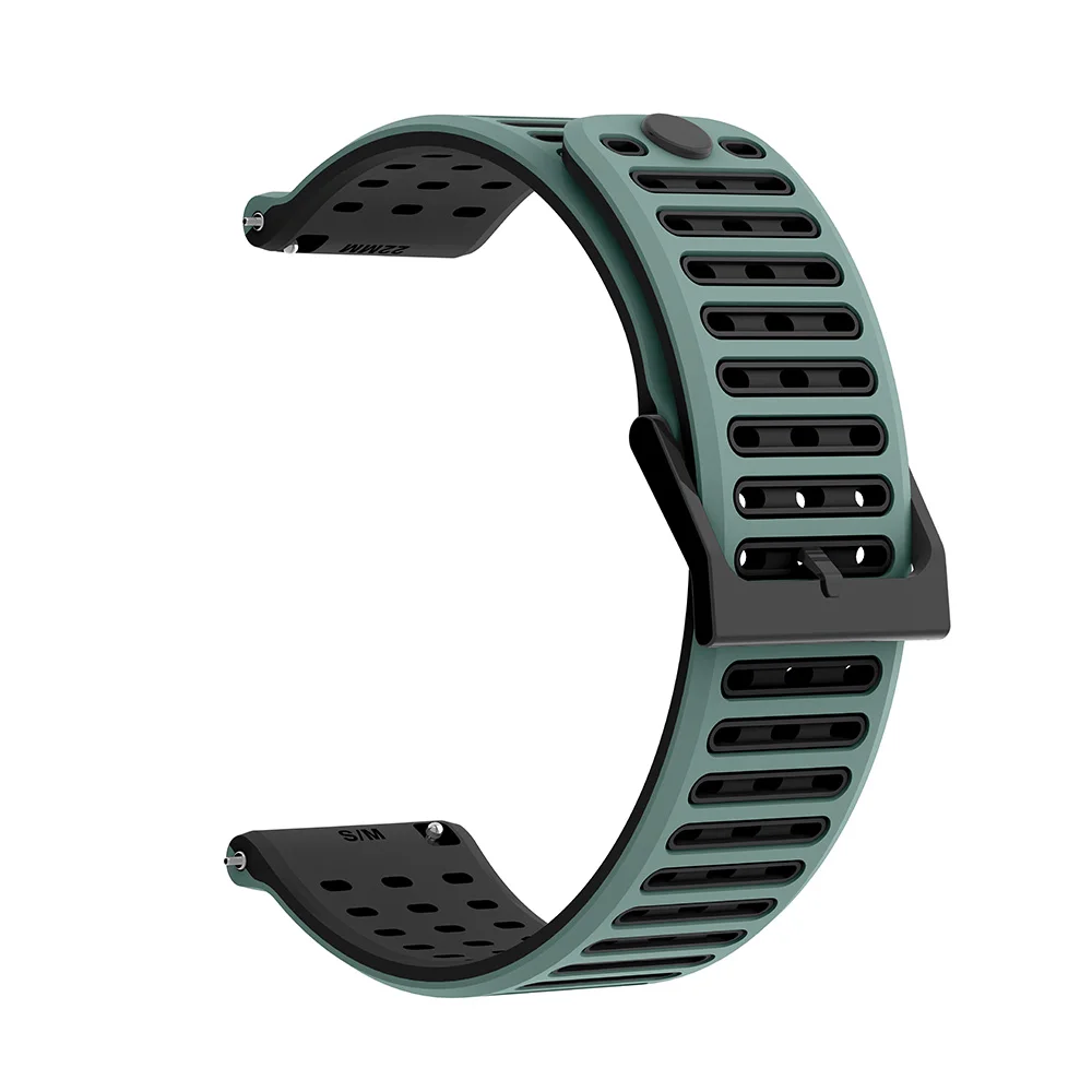 Breathable 22mm Sport Wrist Strap - Soft Silicone Band