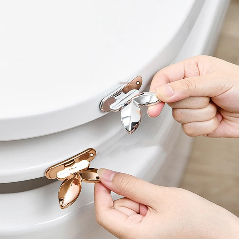 2pcs Toilet Seat Holder Lifter Sanitary Closestool Seat Cover Lift
