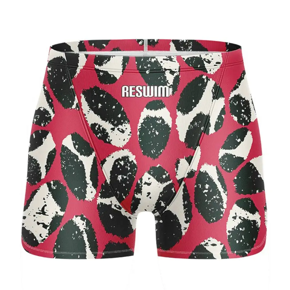 Summer Men's Swimming Trunks Swim Jammer Swimsuit Short Beach Tights Shorts Surfing Pants Chlorine Resistant Gym Jammers Pants