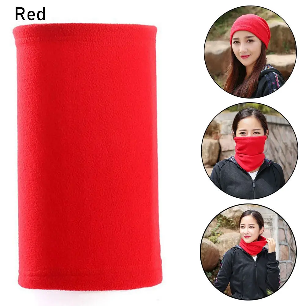 Cycling Hiking Camping Hunting Running Polar Fleece Neck Tube Scarf Bandana Bike Motorcycle Face Mask Bandana Magic Scarf Men