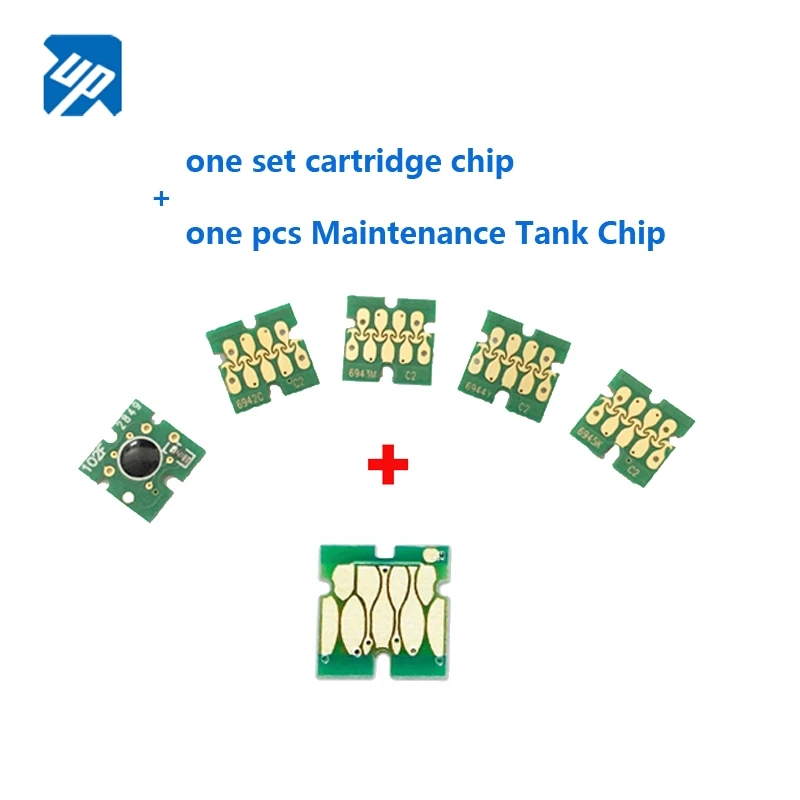 Thermal Inkjet Printer Cartridge UP T6941 ink Cartridge Chip + T6193 Chip For Epson SureColor T3000 T3070 T5070 T7070 T3200 T5200 T7200 T3270 T5270 T7270 Printer