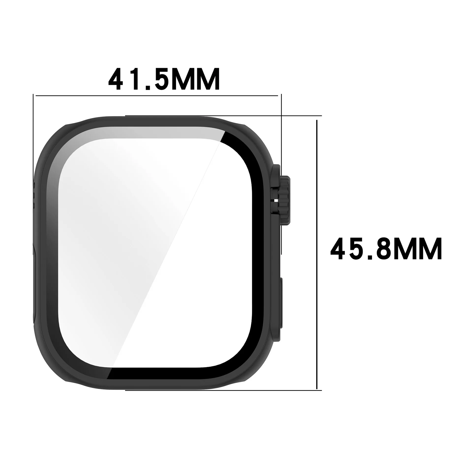 Premium Glass+PU Protective Case - Anti-Scratch Hard Cover