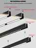 QIUBOSS Modern Magnetic Track Lights Embedded LED Spotlight Downlight Living Room Without Main Light Lighting Grille Lamp Series 6
