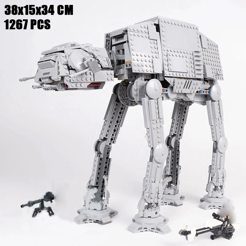 building blocks toys MOC Space Movie AT-AT Building Blocks Bricks DIY Model Modfied from 75288 With Figures Toys for Children Christmas Gifts