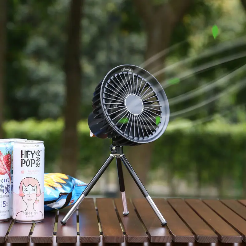 Detachable Tripod Floor Standing Wireless Electric Fan Usb Charging 3000mah Battery  Operated Portable Camping Ceiling Cool Fan - Fans - AliExpress