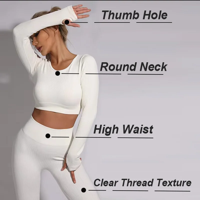 Yoga Set Sports Set Gym Workout Set Sportswear Set Fitness Set Women's Tracksuit Yoga Set