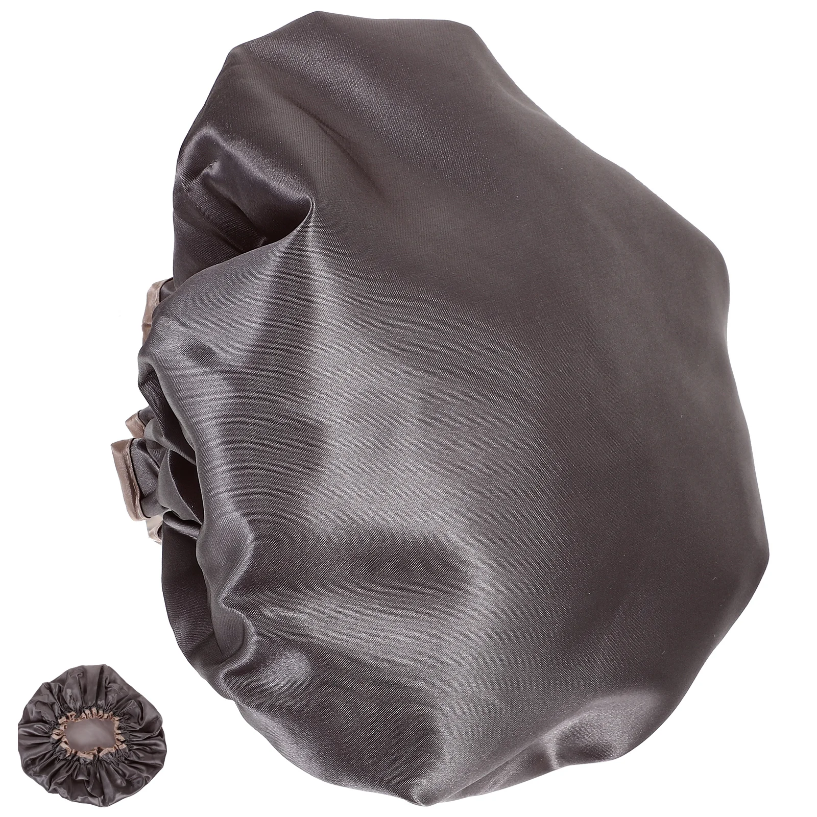 

Women Reusable Shower Caps For Women Elastic Bathing Hat Breathable Shower Hat Bathroom Silk Sleeping Bonnet