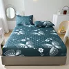 Eco-Friendly Butterfly Print Quilted Bed Mattress Cover Fitted Sheet - Cozy, Whimsical Touch for Your Bedroom Retreat 3