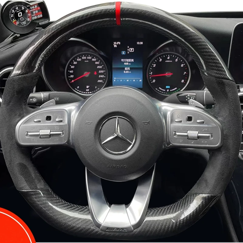 Handgenähter Lenkradbezug Für Honda CR-V 2002-2006 - Rutschfeste Mikrofaser