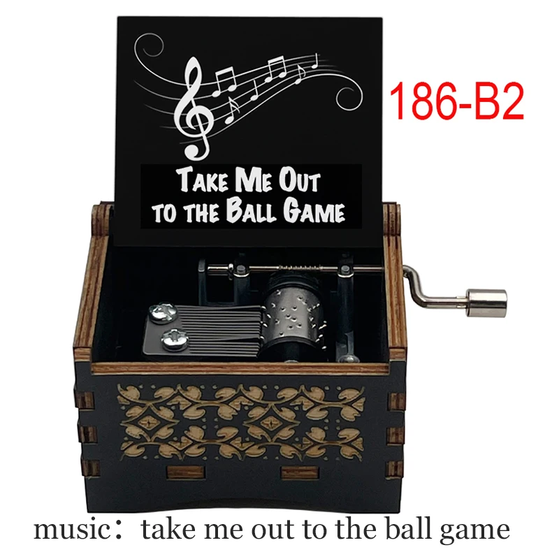 Take Me Out To The Ball Game Hand music box Kids Songs Super Simple Nursery Rhymes for kids boys girls toy gift 4