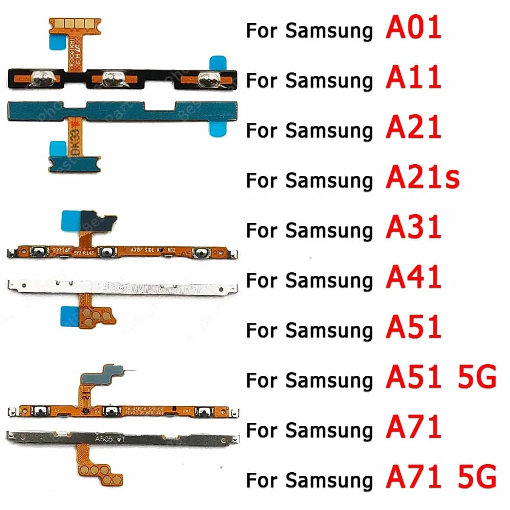 Гибкий кабель для Samsung Galaxy A51 A71 5G A01 Core A11 A21 A21s A31 A41