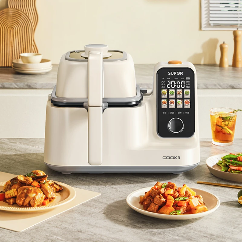  6r/min Full Automatic Cooking Machine, Multi-Function Stir-Fry  Machine Cooker, Touch Panel Cooker Robot, CE/FCC/CCC/PSE: Home & Kitchen