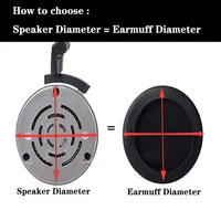 Oval Ear Pads For Headphones Covers Sponge Leather Foam Cushion 60*70 60*80 65*85 70*90 75*95 80*100 85*100 85*105 90*105 90*110 3