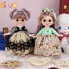 1/12 BJD 17cm Princess Cute Dress Up Dolls 2022 New Suit Girl Child Cute Toys Clothes Accessories Birthday Gifts 1