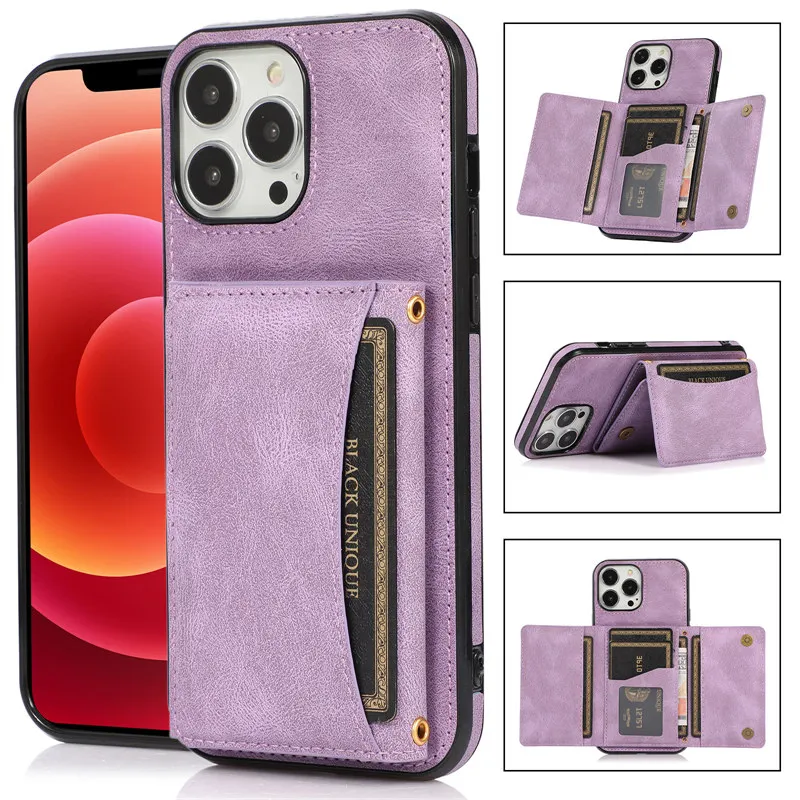 best iphone 11 Pro Max case For iPhone 13 Pro Max Case Luxury Leather Card Wallet Stand Holder Soft Case For iPhone 12 11 Pro Max XS Max X XR 8 7 Plus Cases leather iphone 11 Pro Max case