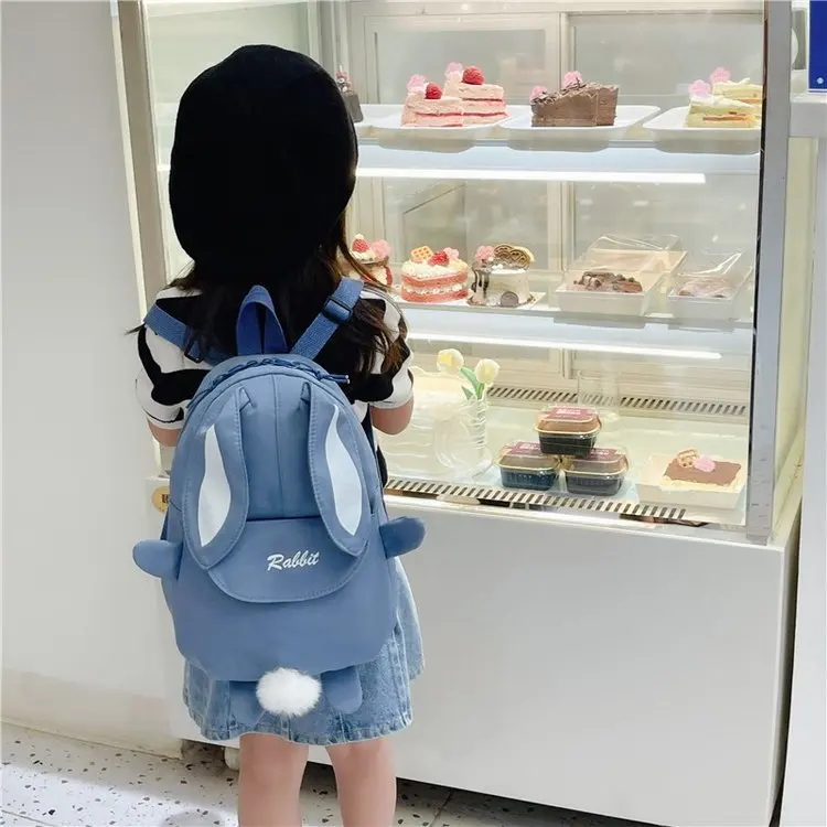

Portable Backpacks New Fashion Children School Bags Bunny Kids Travel Rucksacks Cute Boys and Girls School Book Bag Backpack 20L