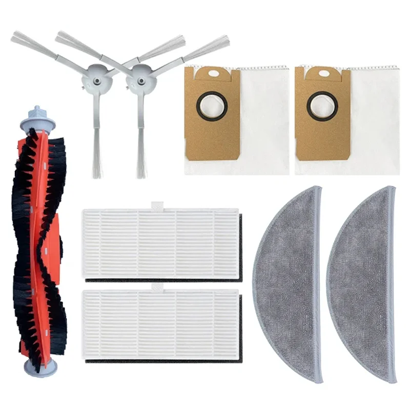 Spazzola Principale/Laterale Filtro Hepa Mop Cloth Dust Box Dust Bag Per Xiaomi Lydsto R1 / R1A / R1 Pro / S1 Robot Aspirapolvere Parti