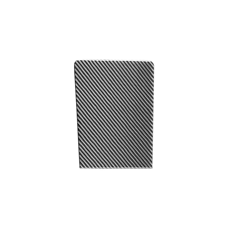 Per Chevy Impala 2014-2020 Soft Carbon Fiber Car Driver Storage Box Cover Panel Trim Sticker Parts Accessori