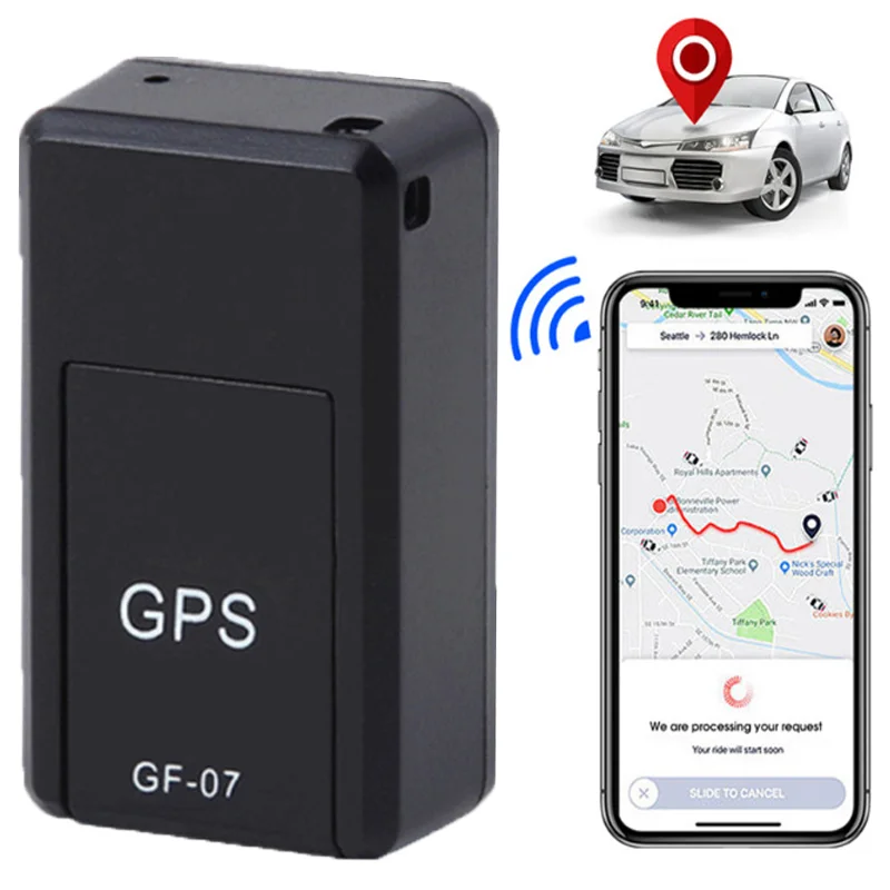 Mini GF 07 GPS Car Tracker Real Time Tracking Anti Theft Lost Locator Strong Magnetic Mount SIM Message Positioner