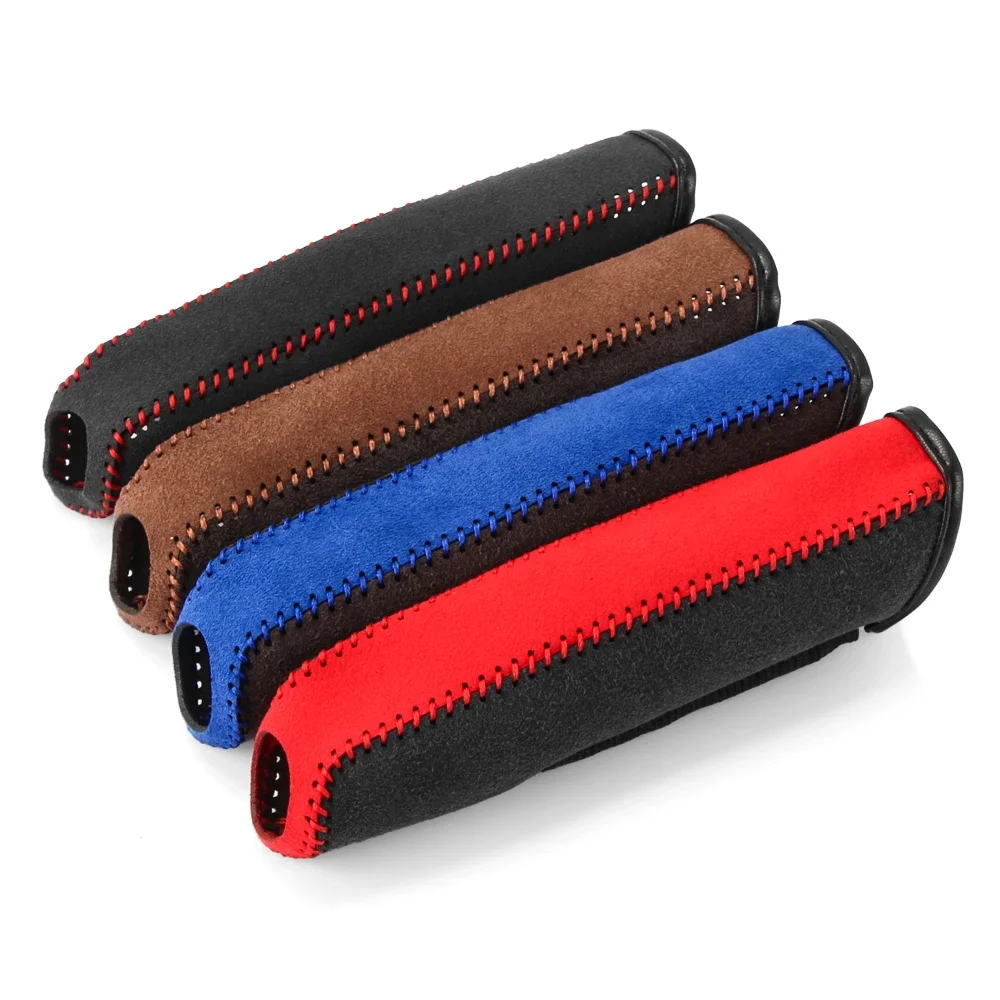 Car Leather Handbrake Grips for Smart Fortwo Forfour453 451 450