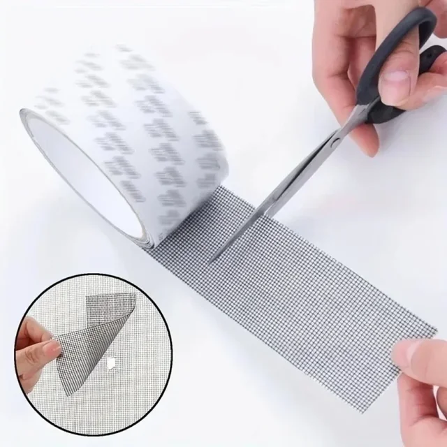 1 à 5 pièces de ruban de réparation d'écran de fenêtre étanche facile à appliquer – Gardez les moustiques sort avec notre patch en maille anti-insectes et auto-adhésif 2