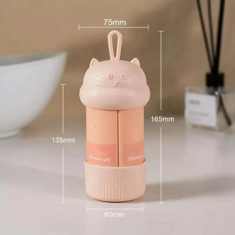 Compact 4-in-1 Travel Cosmetic Bottle Set – Leak-Proof Portable Toiletries Dispenser, 60ml Capacity