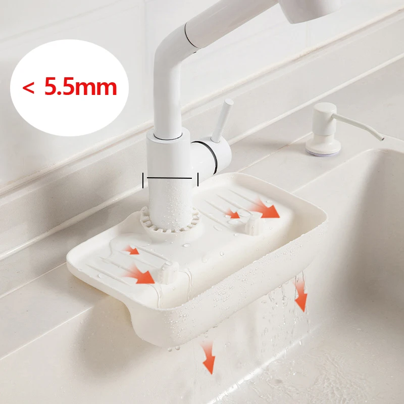 Silicone Faucet Mat for Kitchen Sink Splash Drain Pad Faucet Splash Catcher Countertop Protector for Bathroom Soap Drainer Tray kitchen sink pad,kitchen faucet pad