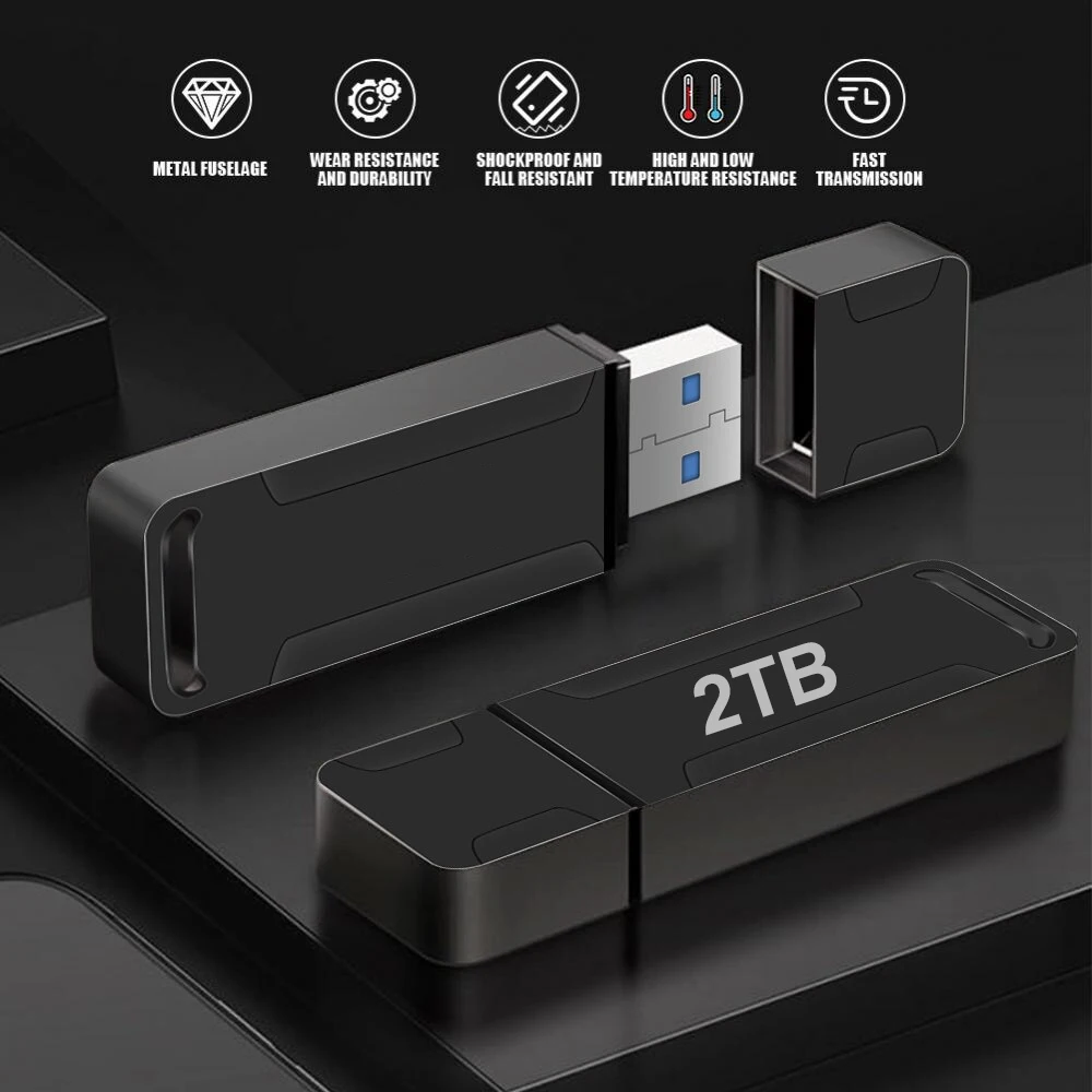 USB Flash Drive Flash Drive High Speed USB 3.1 Pen Drive 2TB 100% True Capacity Pendrive 1TB Memorias USB Flash Drive 512G Cle Stick Gifts